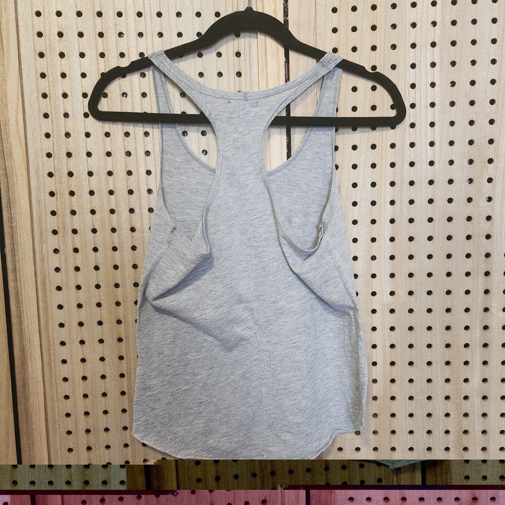 Hollister California Small Tank Top Women's gray and silver Lightweight Summer - Picture 3 of 4